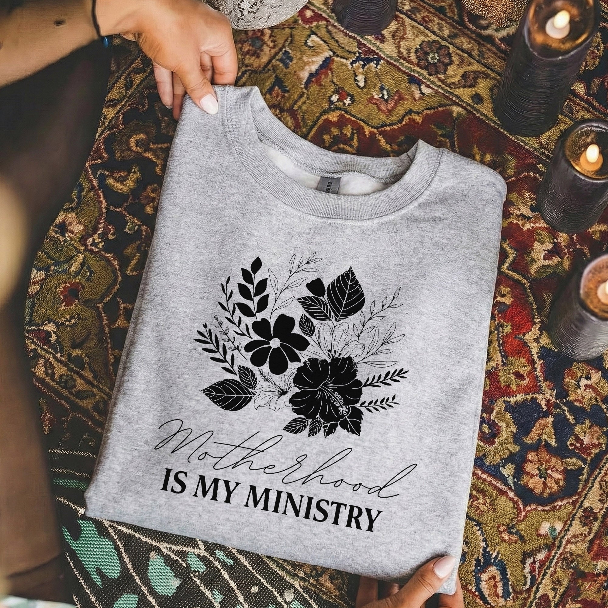 Motherhood Is My Ministry – She is Bless – Unisex Tshirt / Hoodie / Sweatshirt