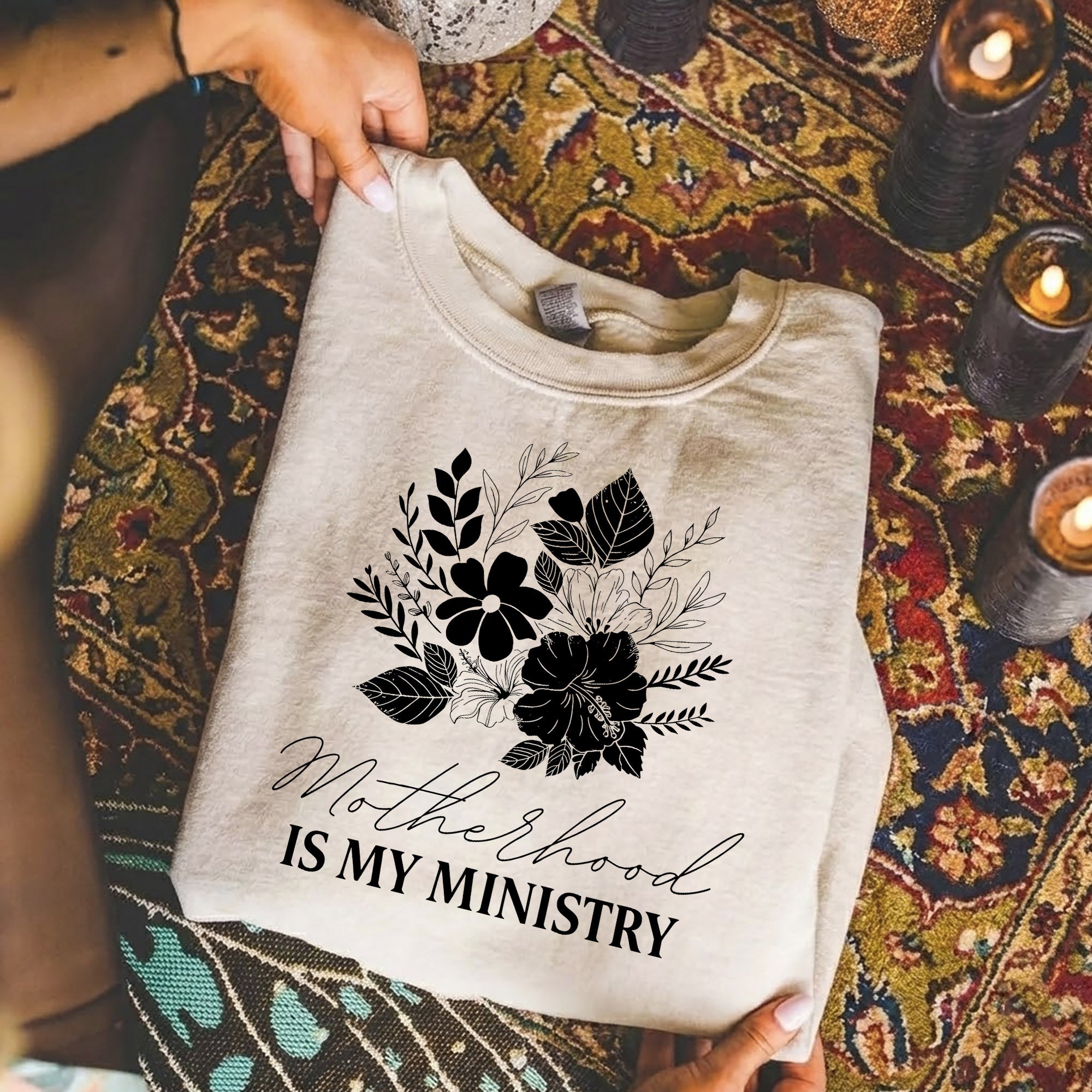 Motherhood Is My Ministry – She is Bless – Unisex Tshirt / Hoodie / Sweatshirt