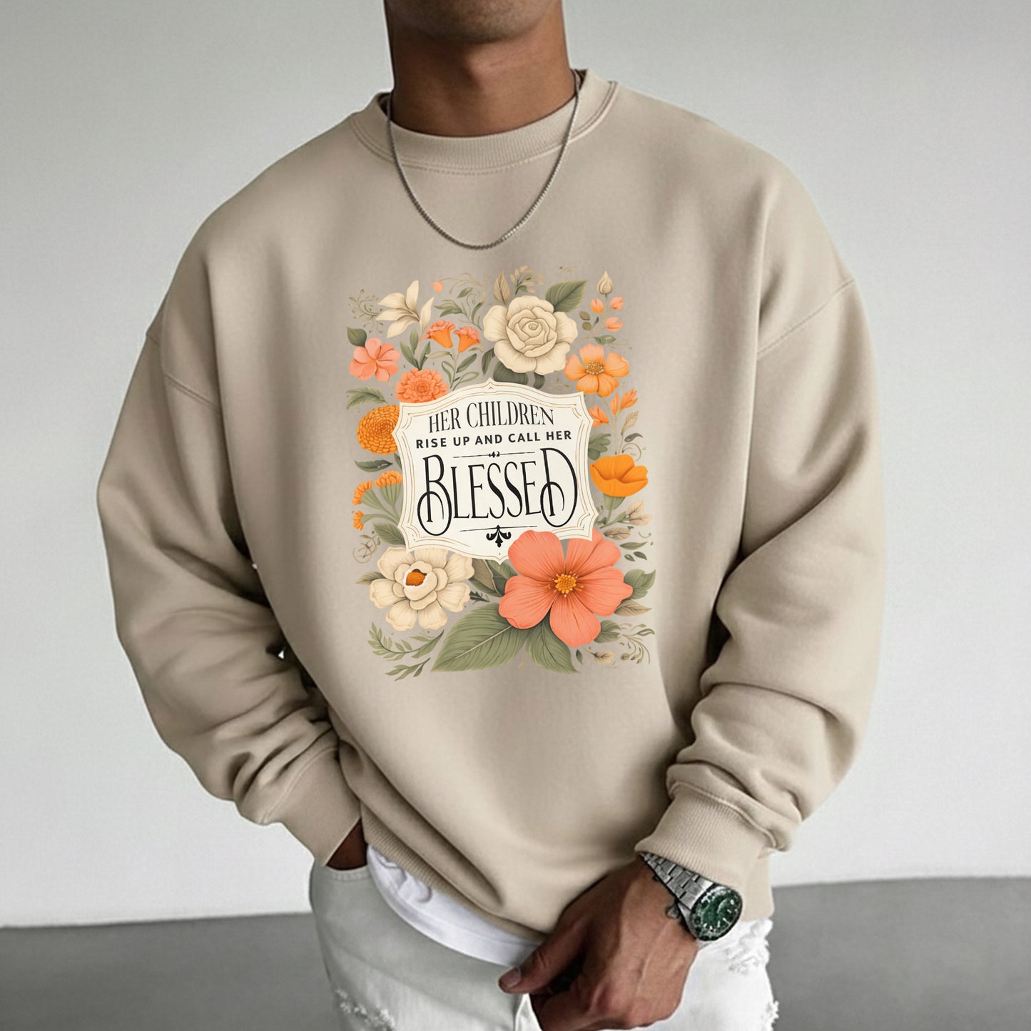 Motherhood Kingdom Work Floral Design – She is Bless – Unisex Tshirt / Hoodie / Sweatshirt