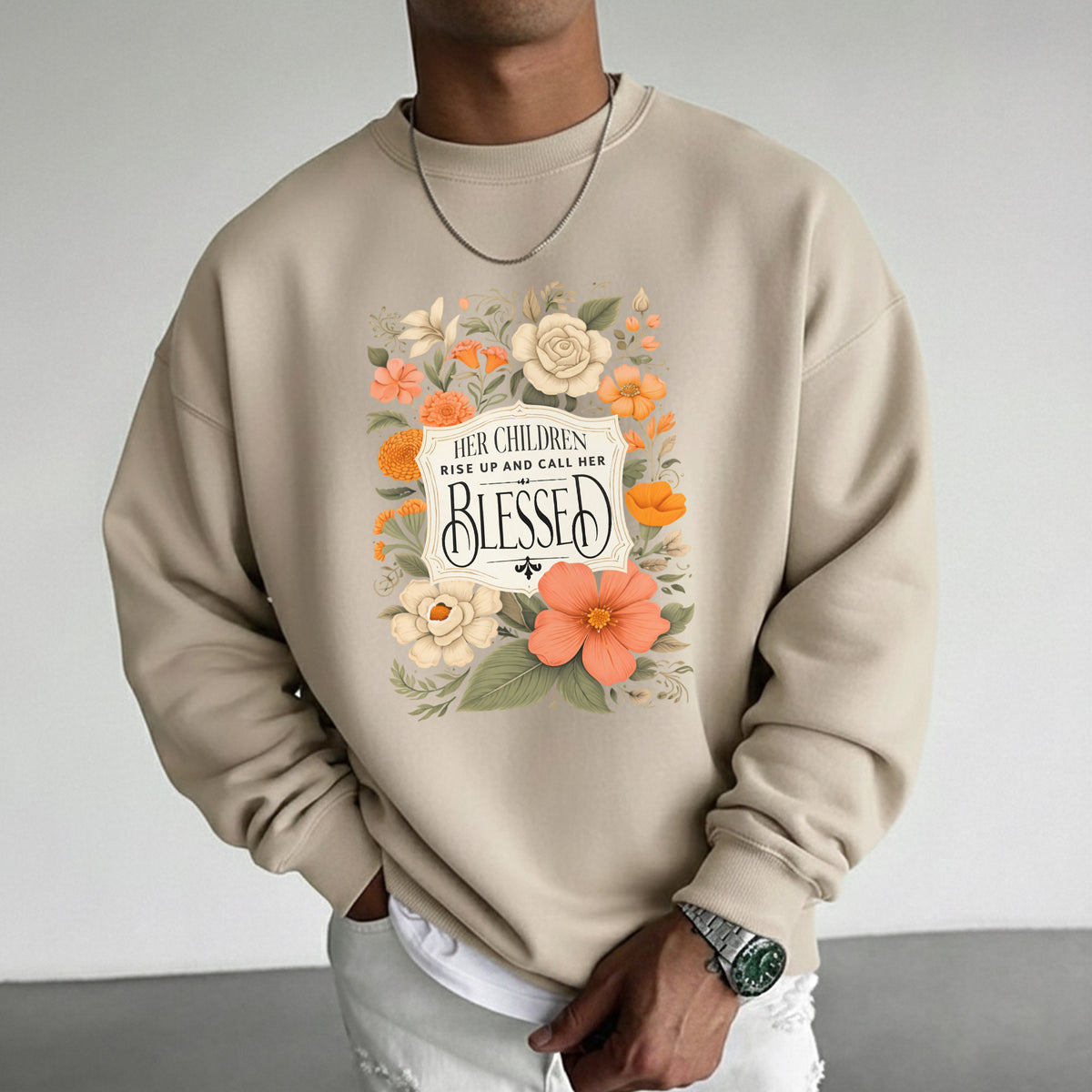 Motherhood Kingdom Work Floral Design – She is Bless – Unisex Tshirt / Hoodie / Sweatshirt