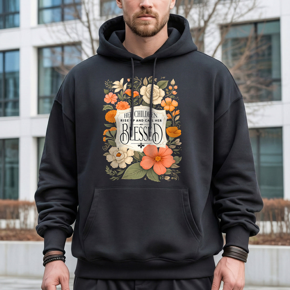 Motherhood Kingdom Work Floral Design – She is Bless – Unisex Tshirt / Hoodie / Sweatshirt