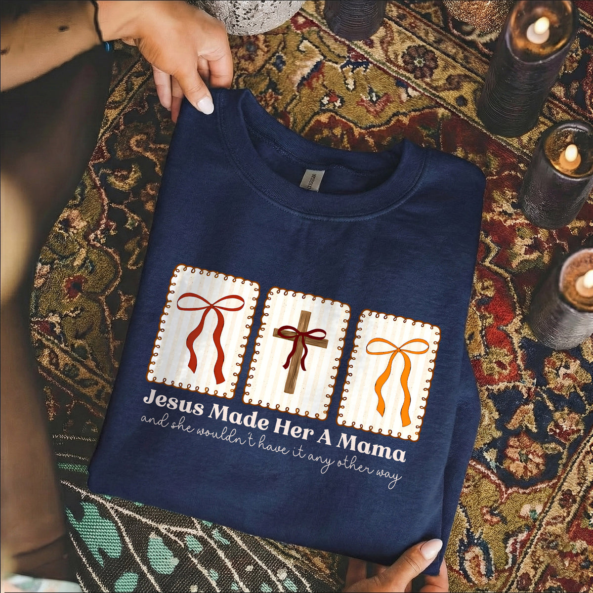 Jesus Made Her A Mama – She is Bless – Unisex Tshirt / Hoodie / Sweatshirt