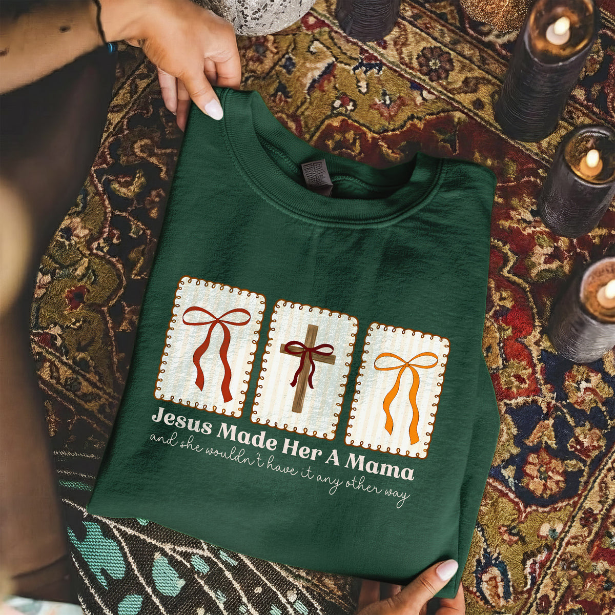 Jesus Made Her A Mama – She is Bless – Unisex Tshirt / Hoodie / Sweatshirt