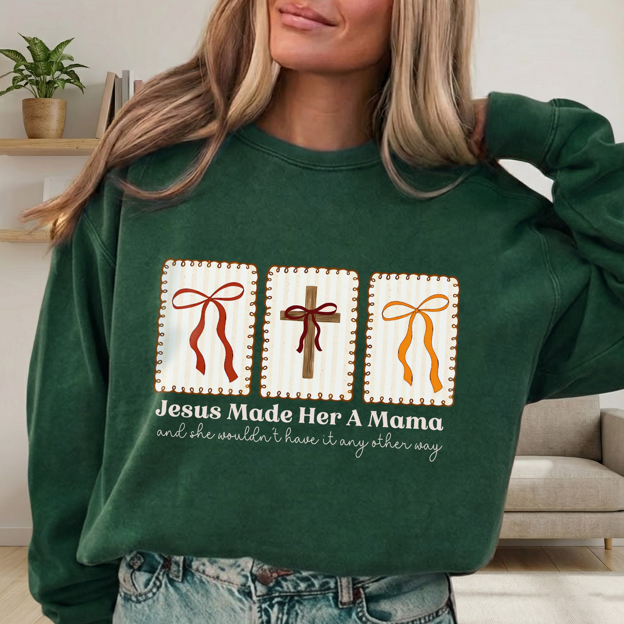 Jesus Made Her A Mama – She is Bless – Unisex Tshirt / Hoodie / Sweatshirt