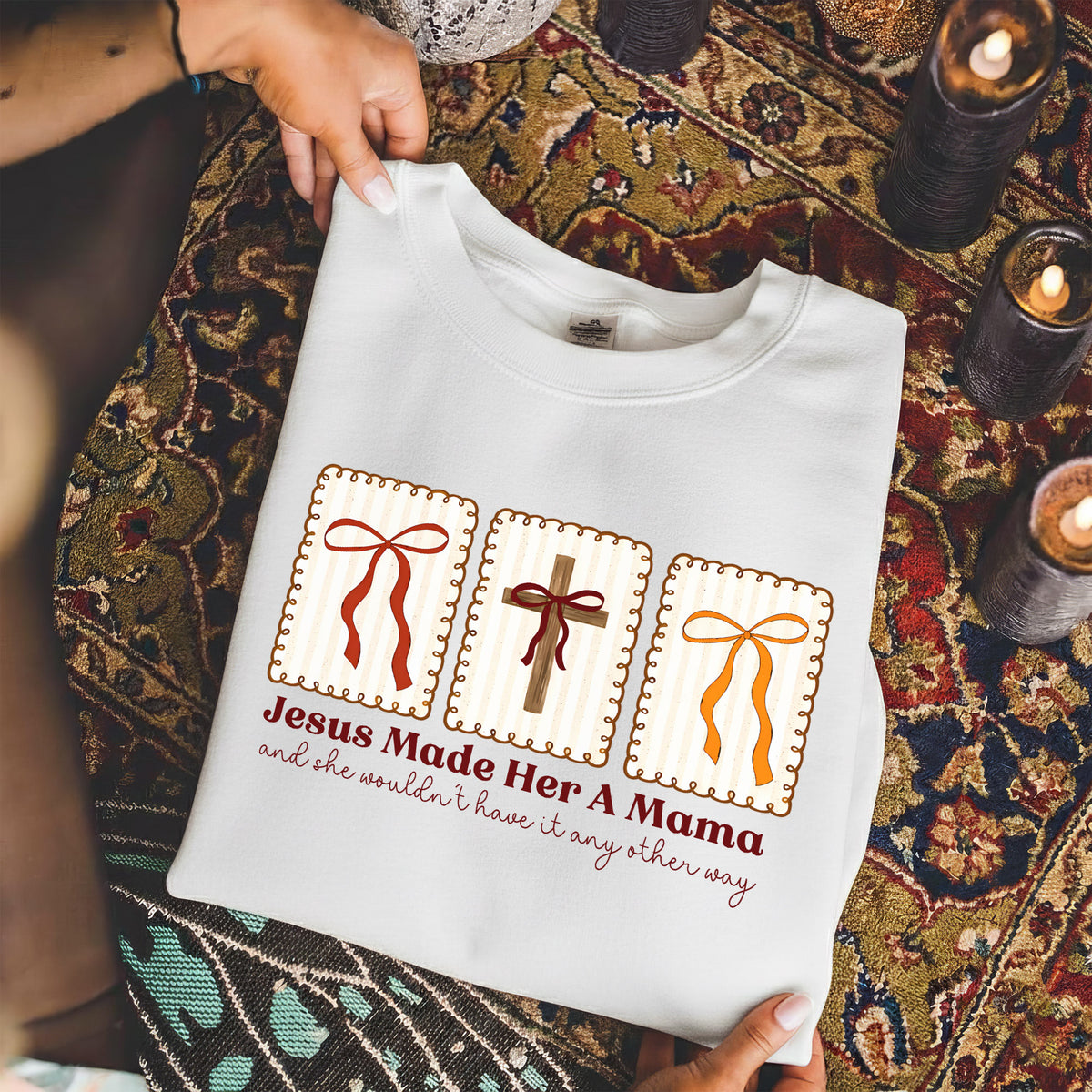 Jesus Made Her A Mama – She is Bless – Unisex Tshirt / Hoodie / Sweatshirt