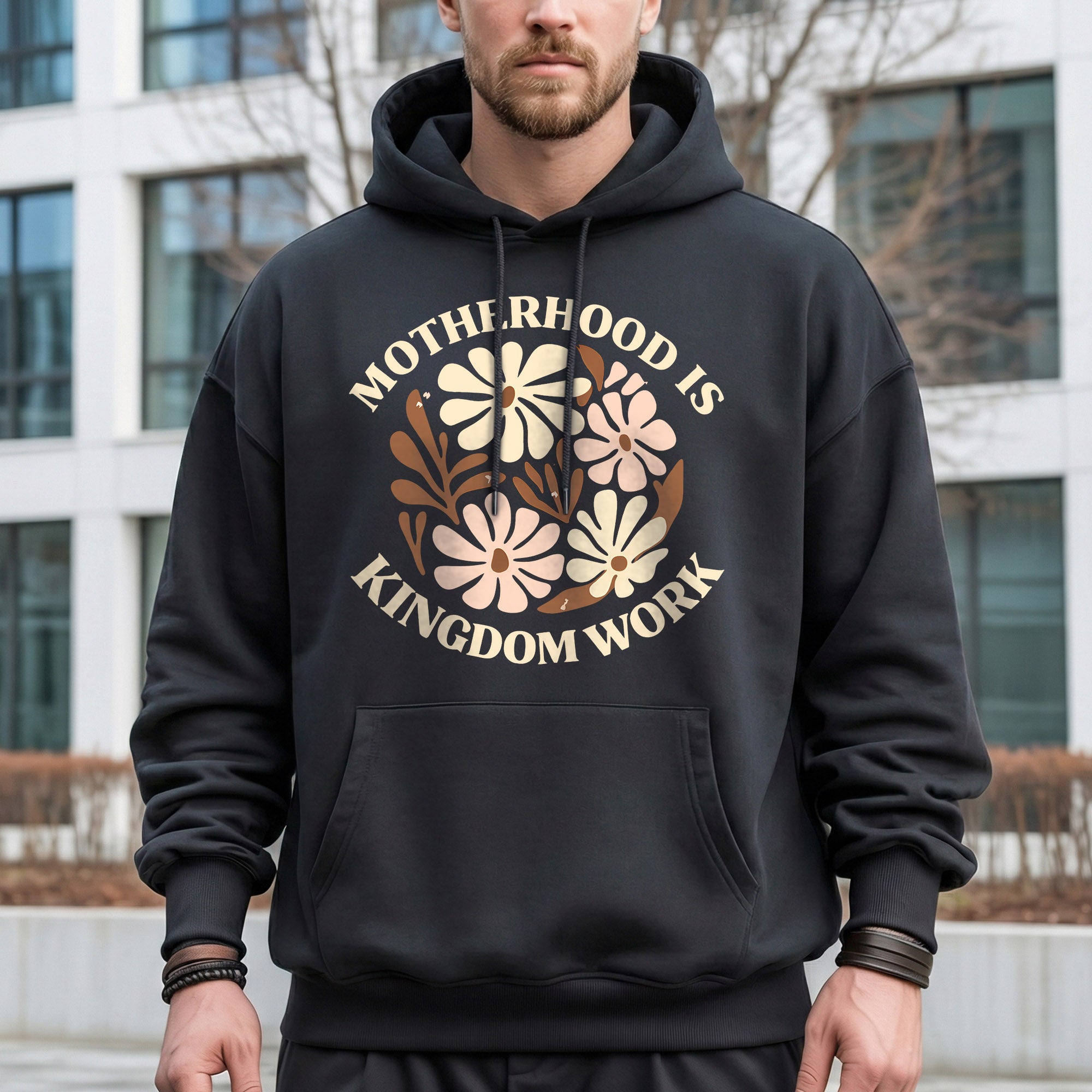 Motherhood Kingdom Work Flower Circle – She is Bless – Unisex Tshirt / Hoodie / Sweatshirt