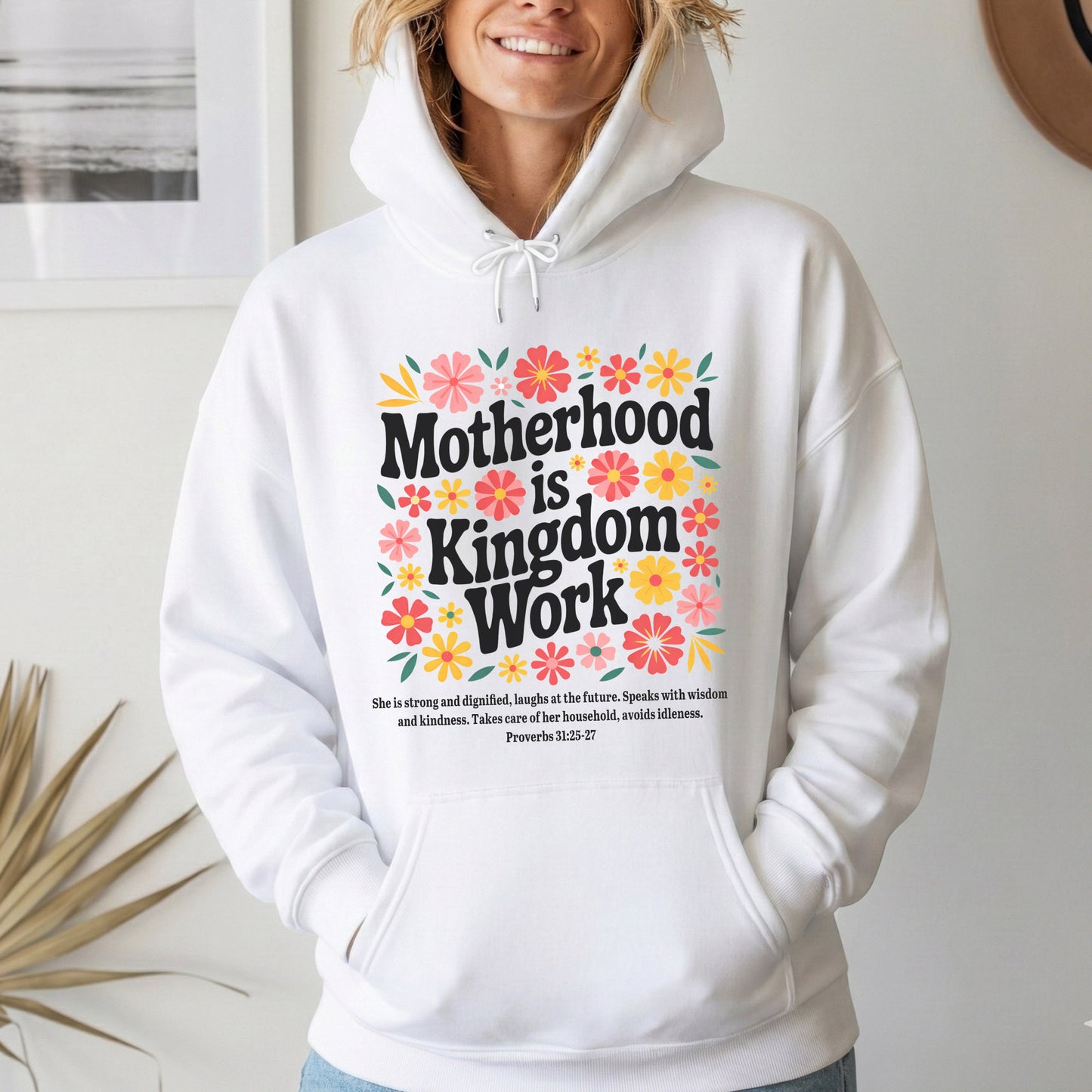 Her Children Rise Up and Call Her Blessed Floral – She is Bless – Unisex Tshirt / Hoodie / Sweatshirt