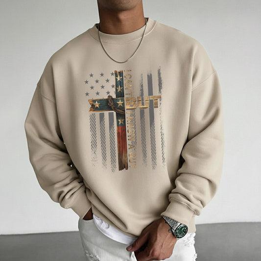 Patriotic Christian Cross – Hold Fast Faith – Unisex Tshirt / Hoodie / Sweatshirt