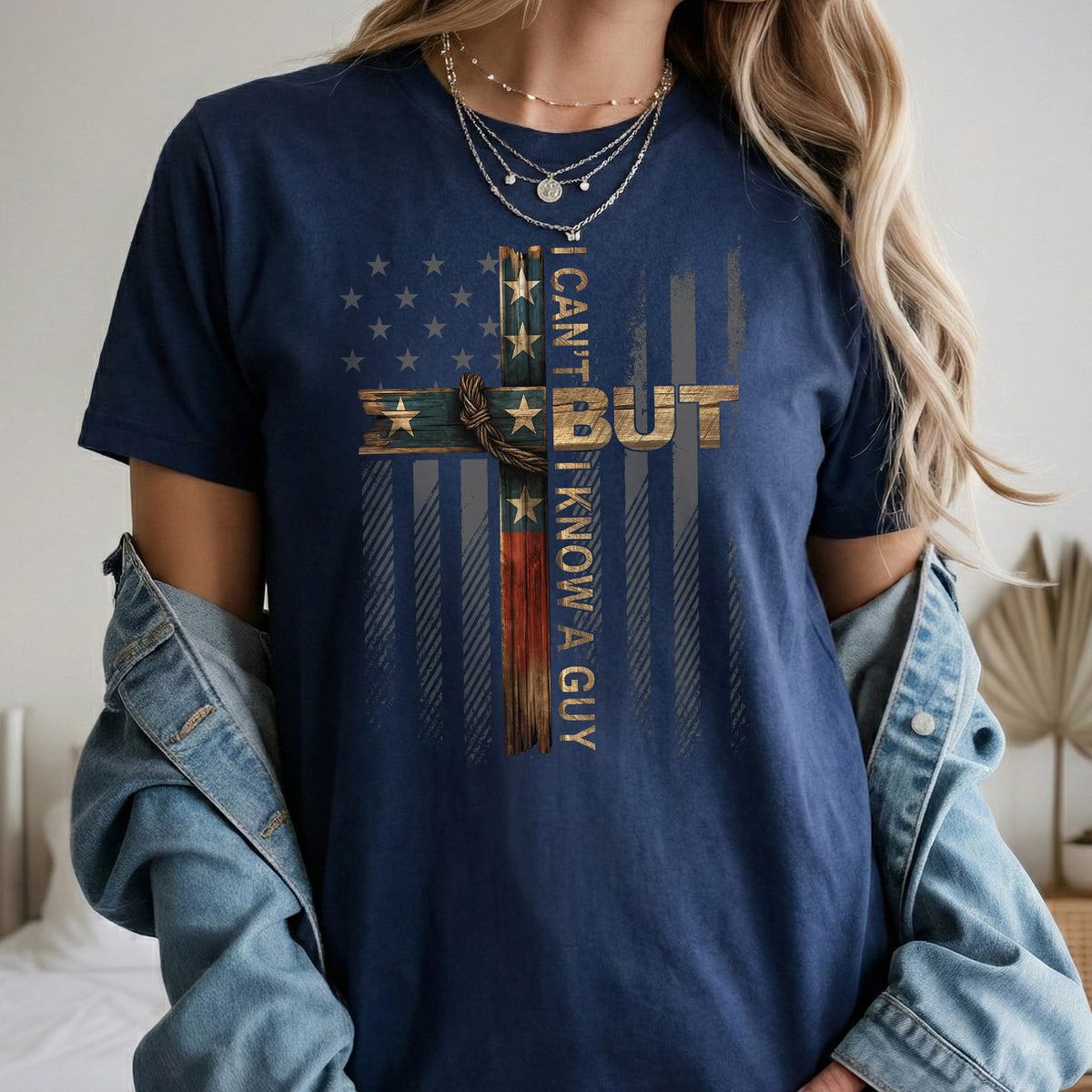 Patriotic Christian Cross – Hold Fast Faith – Unisex Tshirt / Hoodie / Sweatshirt