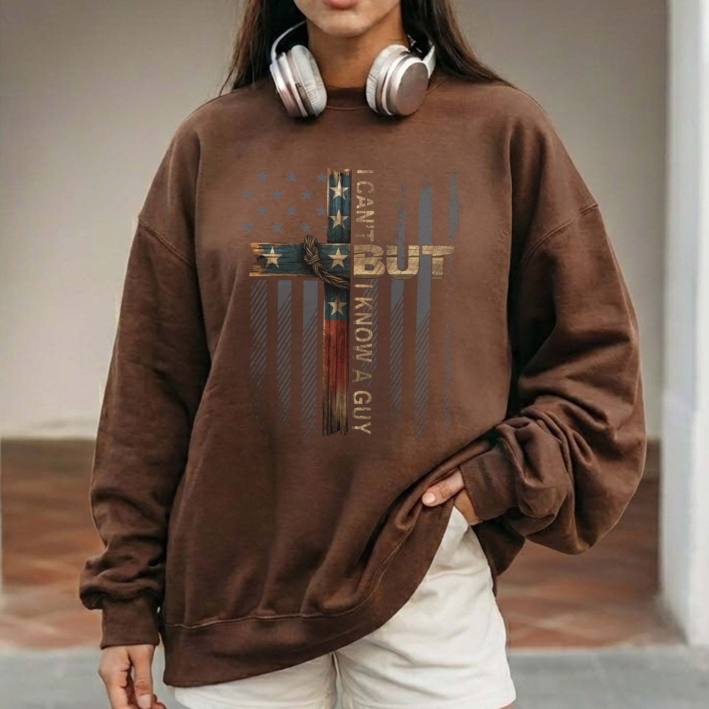 Patriotic Christian Cross – Hold Fast Faith – Unisex Tshirt / Hoodie / Sweatshirt