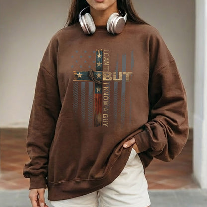 Patriotic Christian Cross – Hold Fast Faith – Unisex Tshirt / Hoodie / Sweatshirt