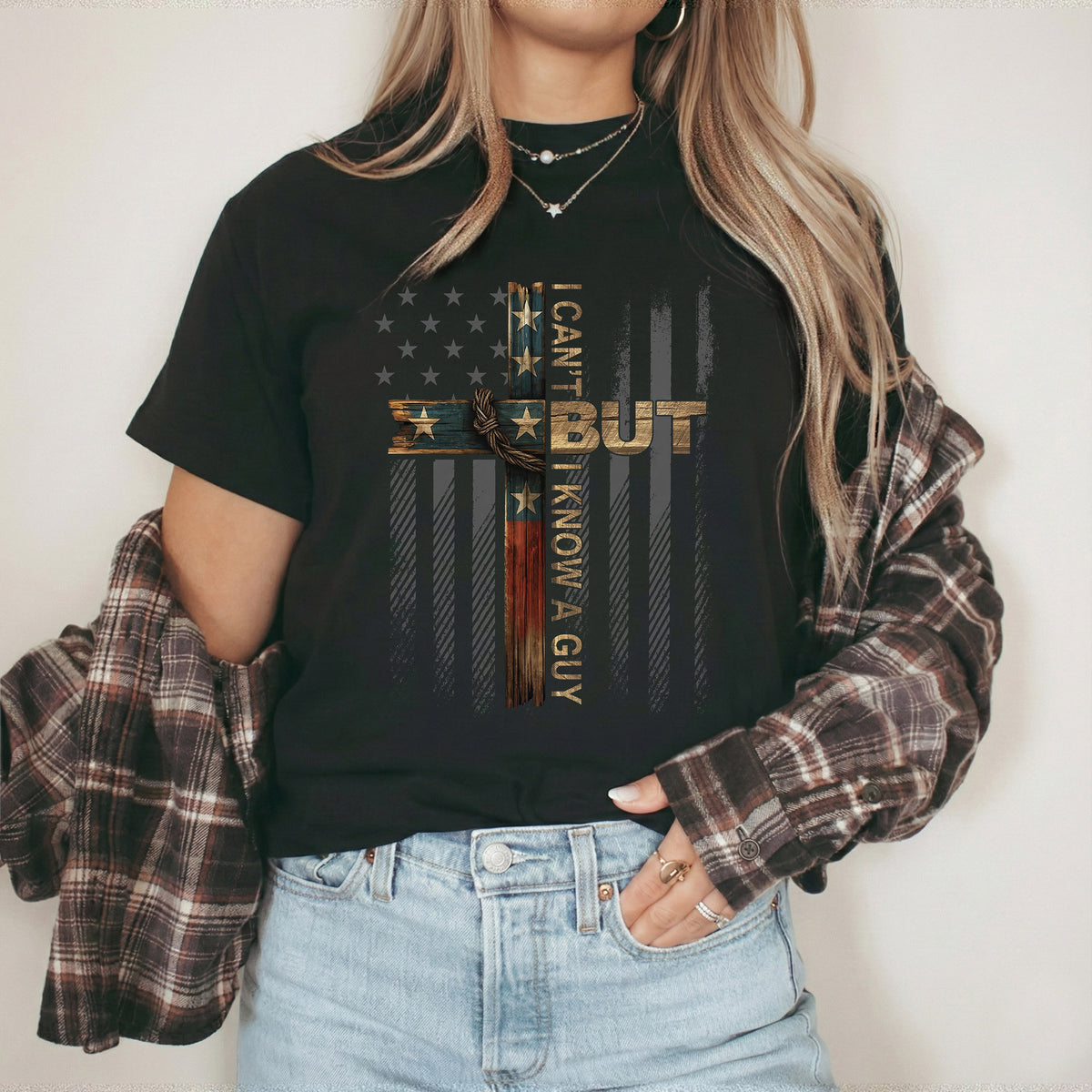 Patriotic Christian Cross – Hold Fast Faith – Unisex Tshirt / Hoodie / Sweatshirt