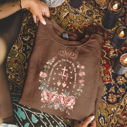 "Blessed Motherhood" Floral Design – She is Bless – Unisex Tshirt / Hoodie / Sweatshirt