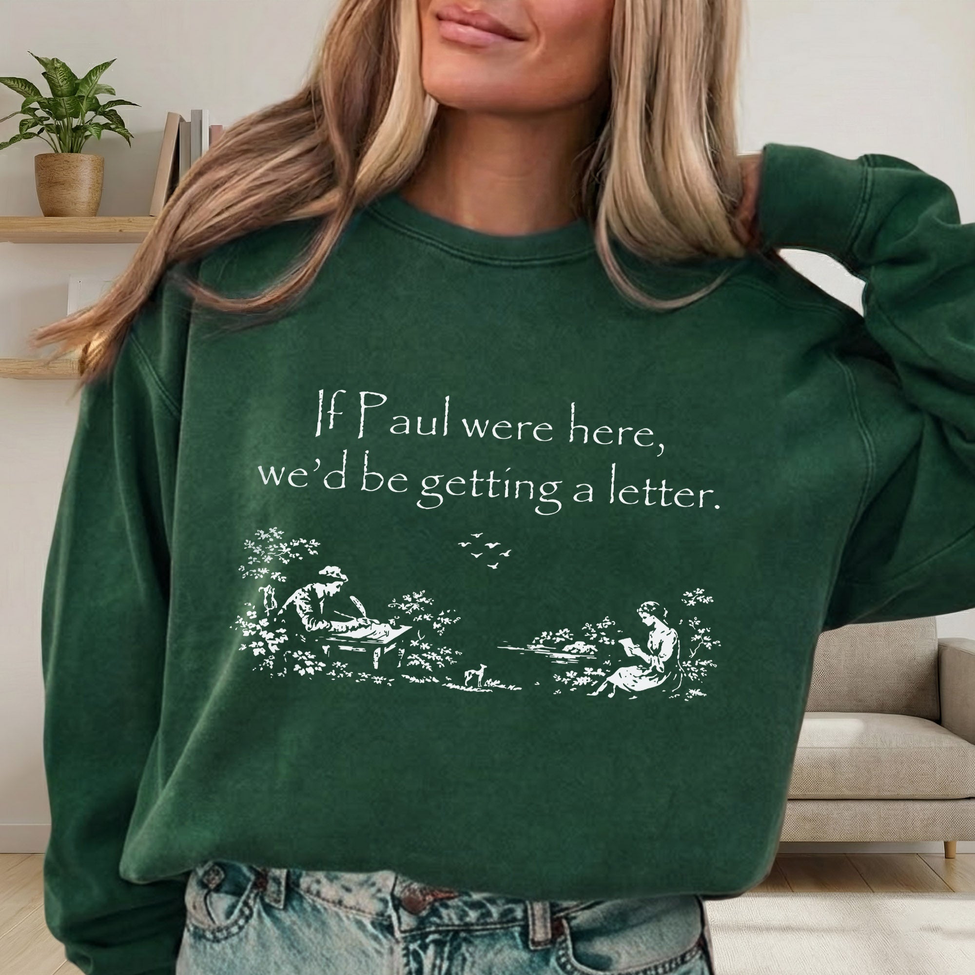 If Paul Were Here - Biblical Letter Print – Faith Message– Unisex Tshirt / Hoodie / Sweatshirt