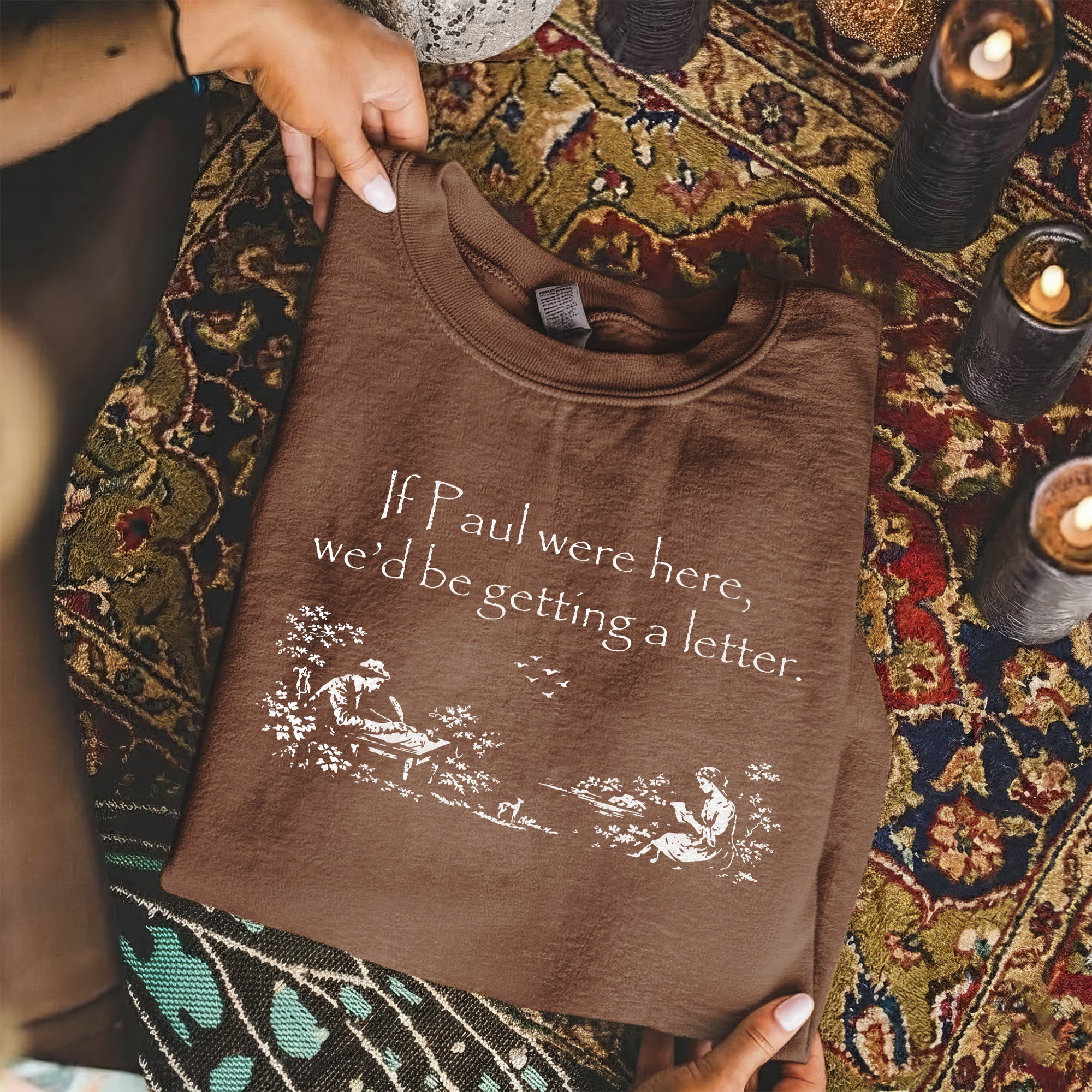 If Paul Were Here - Biblical Letter Print – Faith Message– Unisex Tshirt / Hoodie / Sweatshirt