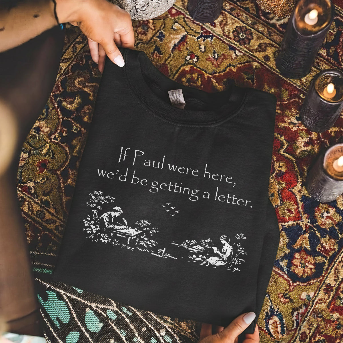 If Paul Were Here - Biblical Letter Print – Faith Message– Unisex Tshirt / Hoodie / Sweatshirt