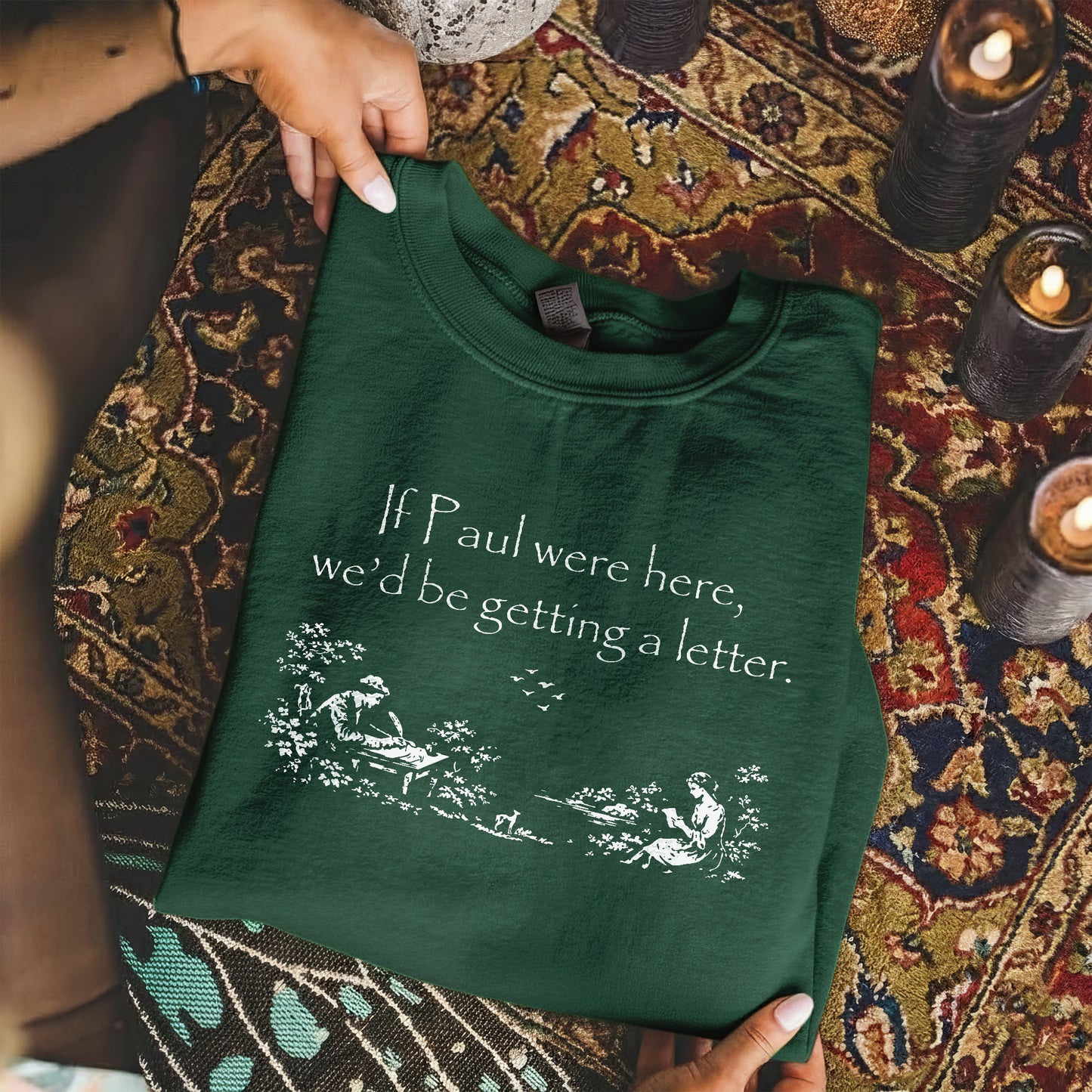 If Paul Were Here - Biblical Letter Print – Faith Message– Unisex Tshirt / Hoodie / Sweatshirt