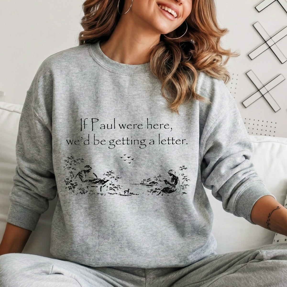 If Paul Were Here - Biblical Letter Print – Faith Message– Unisex Tshirt / Hoodie / Sweatshirt