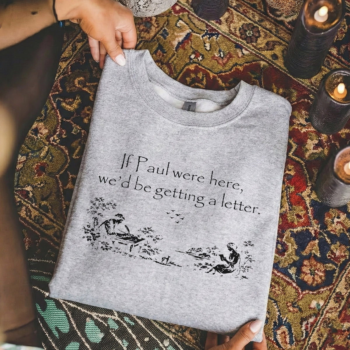 If Paul Were Here - Biblical Letter Print – Faith Message– Unisex Tshirt / Hoodie / Sweatshirt