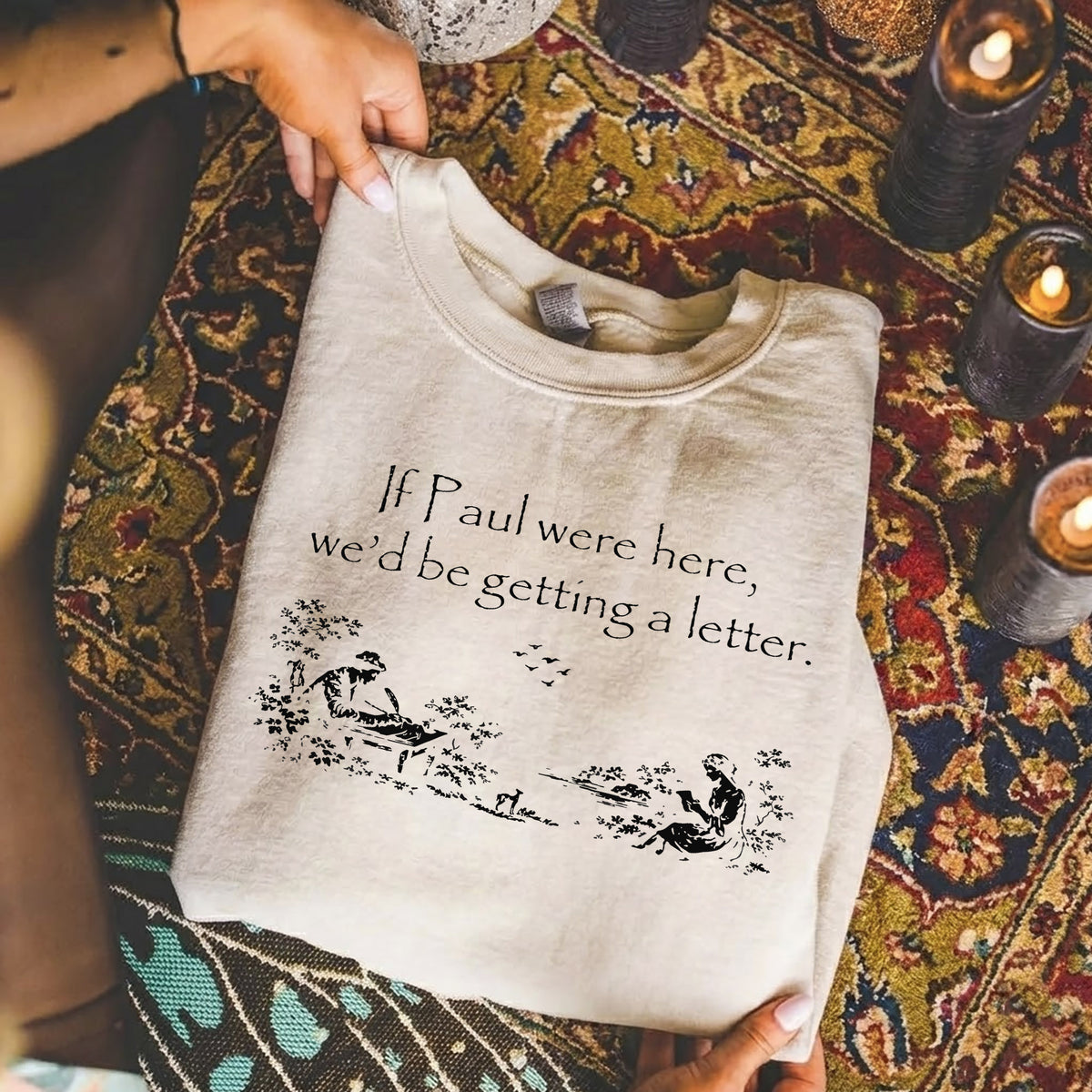 If Paul Were Here - Biblical Letter Print – Faith Message– Unisex Tshirt / Hoodie / Sweatshirt