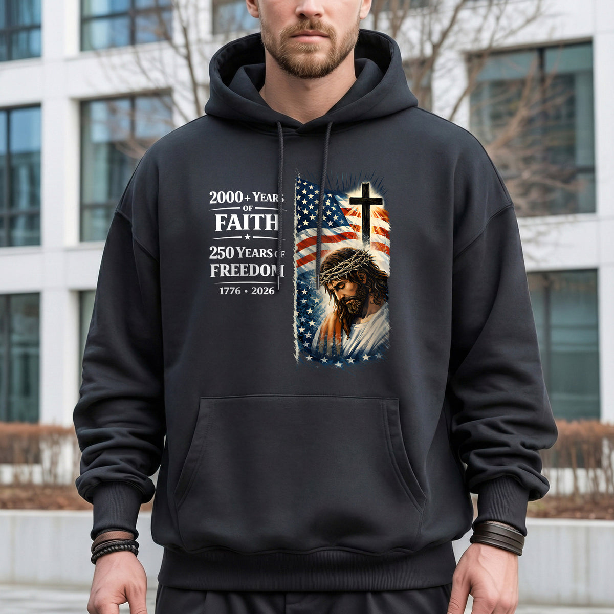 2000+ Years of Faith, 250 Years of Freedom – Hold Fast Faith – Unisex Tshirt / Hoodie / Sweatshirt