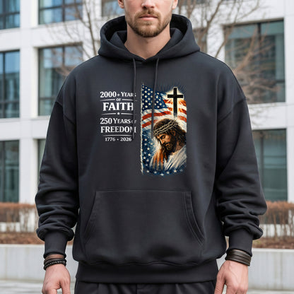2000+ Years of Faith, 250 Years of Freedom – Hold Fast Faith – Unisex Tshirt / Hoodie / Sweatshirt