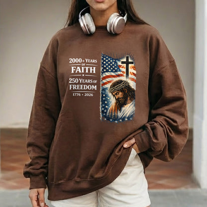 2000+ Years of Faith, 250 Years of Freedom – Hold Fast Faith – Unisex Tshirt / Hoodie / Sweatshirt