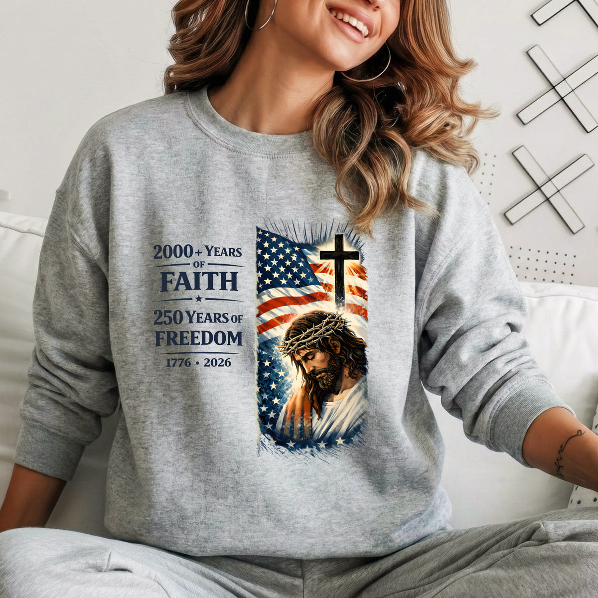 2000+ Years of Faith, 250 Years of Freedom – Hold Fast Faith – Unisex Tshirt / Hoodie / Sweatshirt
