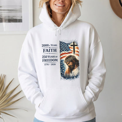 2000+ Years of Faith, 250 Years of Freedom – Hold Fast Faith – Unisex Tshirt / Hoodie / Sweatshirt