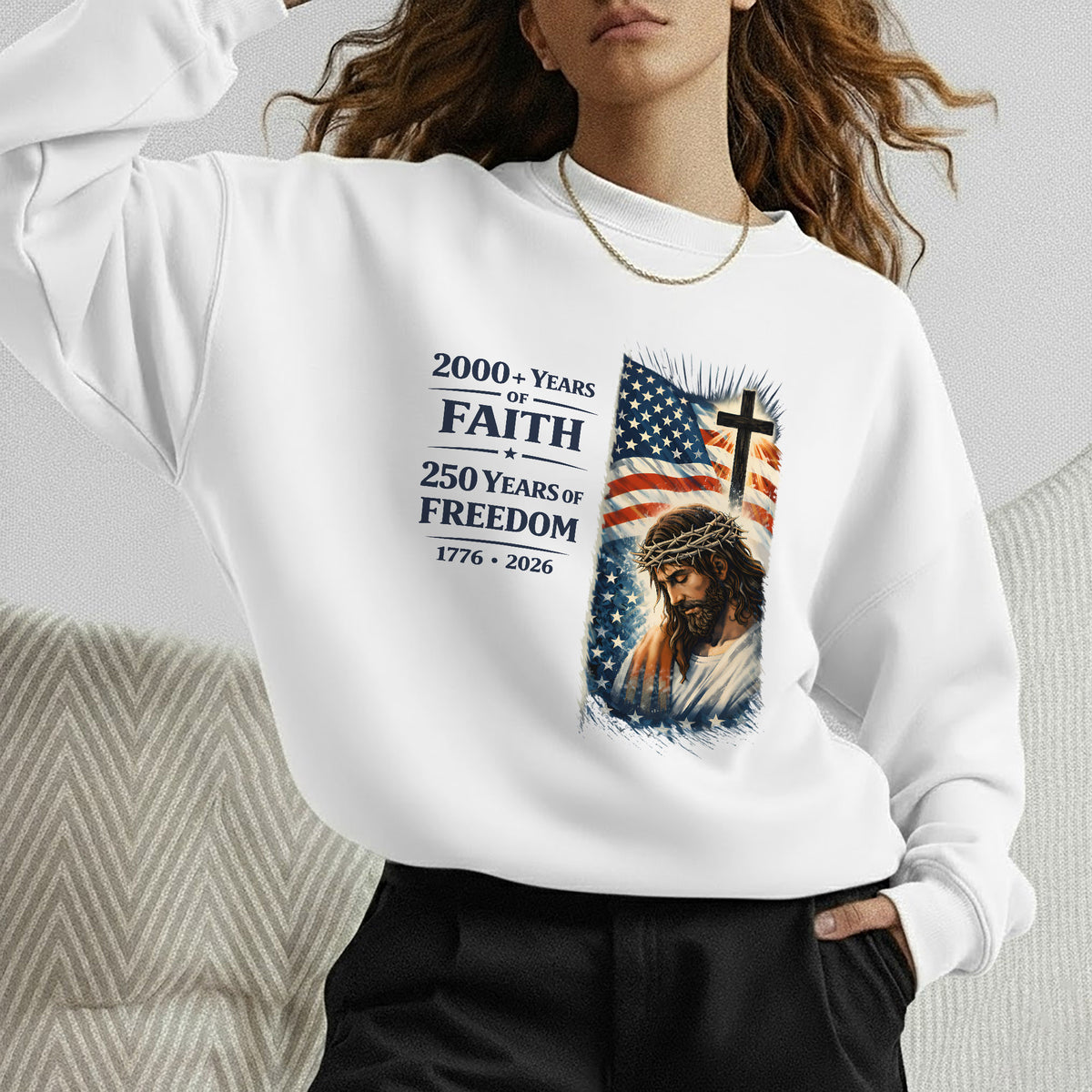 2000+ Years of Faith, 250 Years of Freedom – Hold Fast Faith – Unisex Tshirt / Hoodie / Sweatshirt