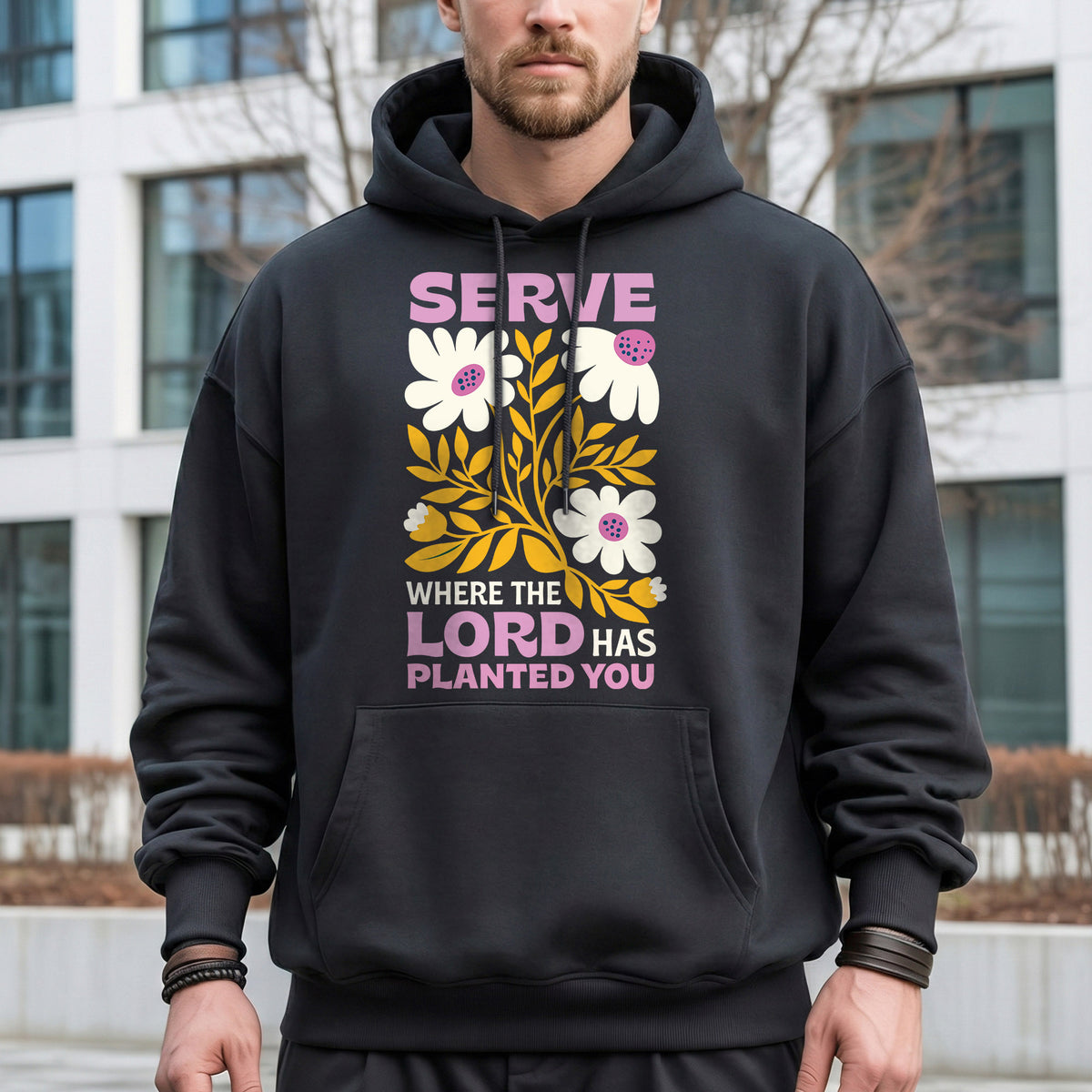 Serve Where The Lord Has Planted You – Faith Floral – Unisex Tshirt / Hoodie / Sweatshirt