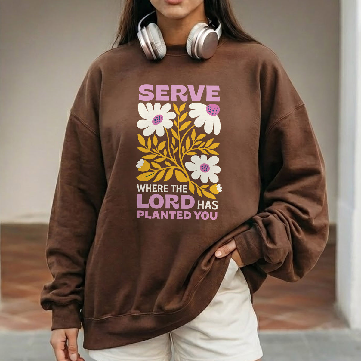 Serve Where The Lord Has Planted You – Faith Floral – Unisex Tshirt / Hoodie / Sweatshirt