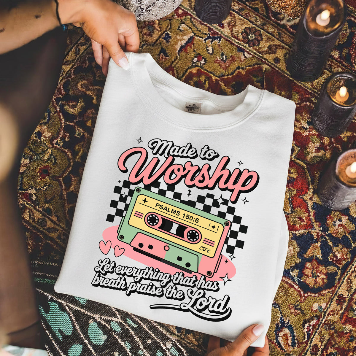 Made to Worship Psalm 150 – Unisex Tshirt / Hoodie / Sweatshirt