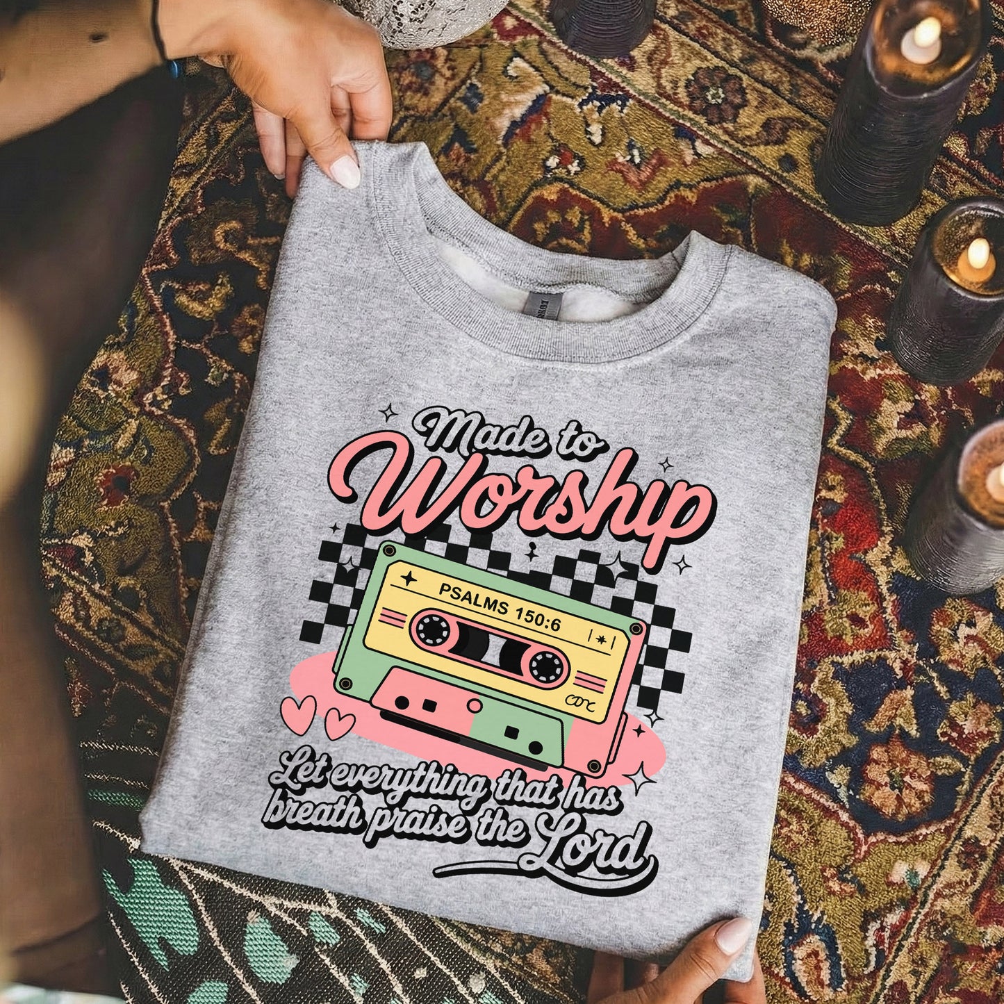 Made to Worship Psalm 150 – Unisex Tshirt / Hoodie / Sweatshirt