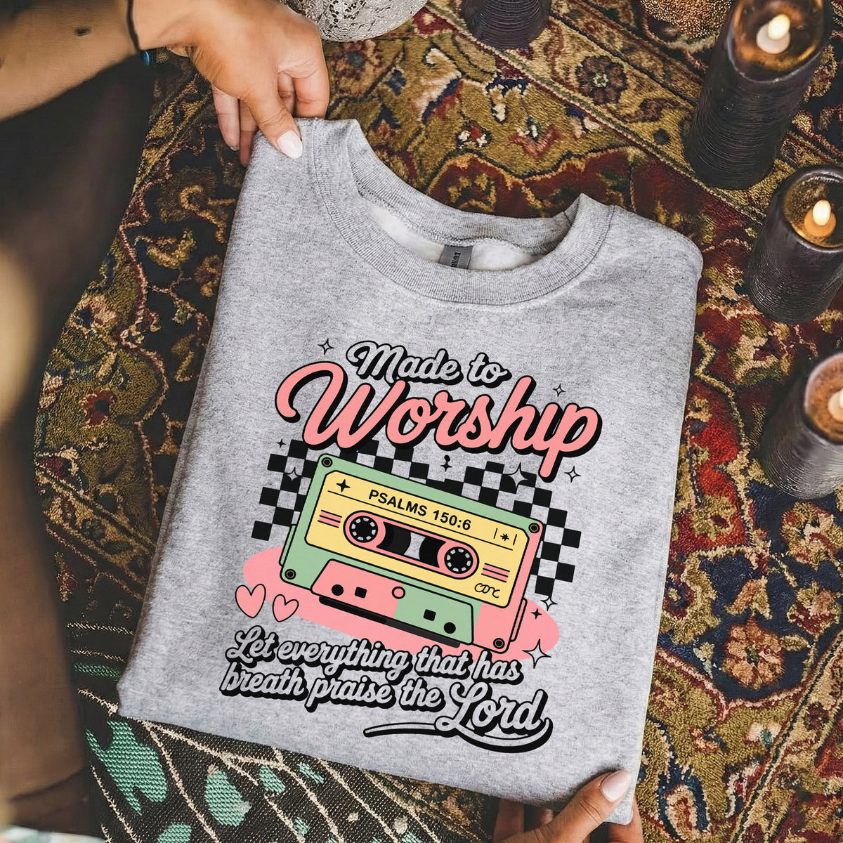 Made to Worship Psalm 150 – Unisex Tshirt / Hoodie / Sweatshirt