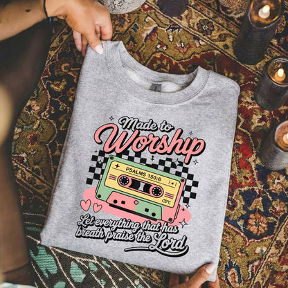 Made to Worship Psalm 150 – Unisex Tshirt / Hoodie / Sweatshirt