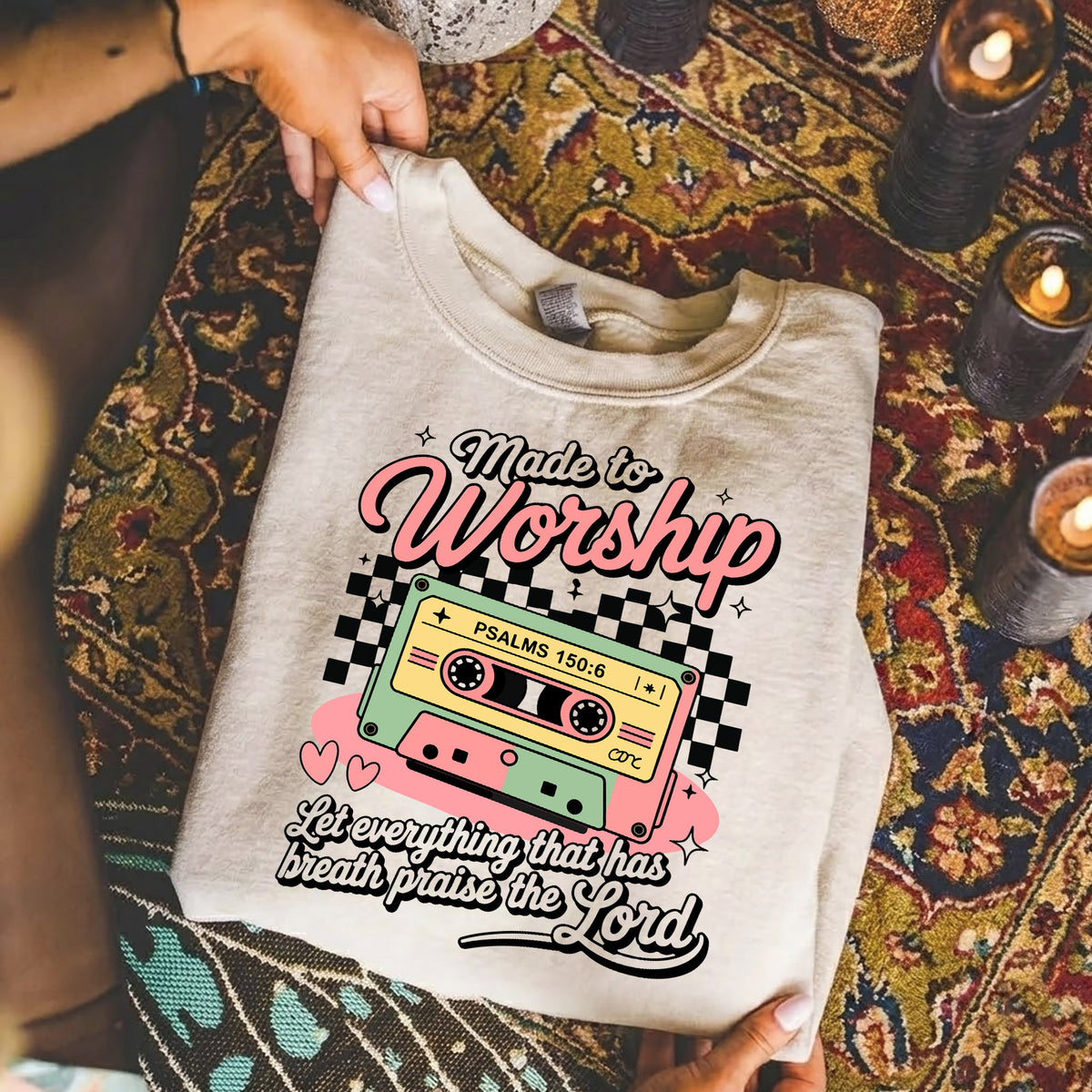 Made to Worship Psalm 150 – Unisex Tshirt / Hoodie / Sweatshirt