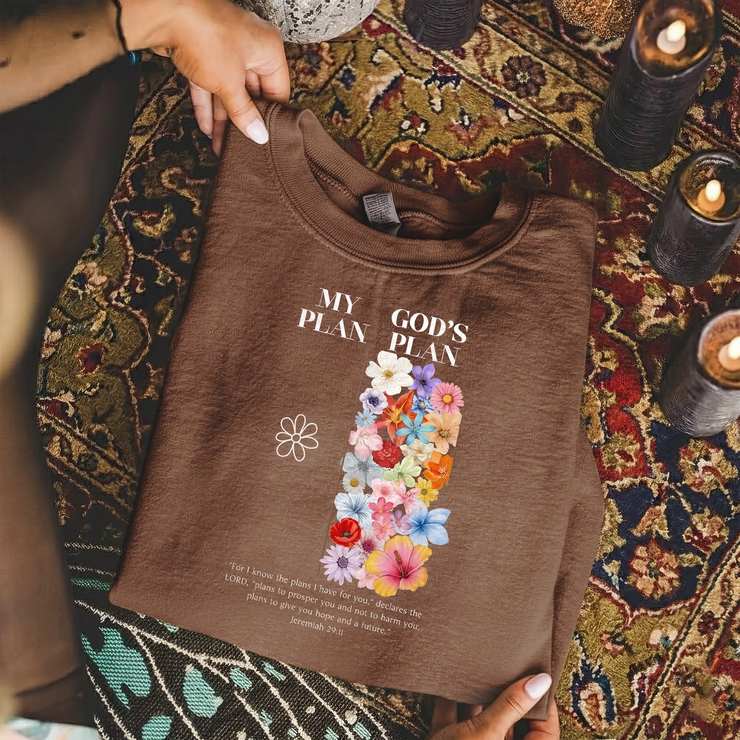 God’s Plan Over Mine Floral – Unisex Tshirt / Hoodie / Sweatshirt