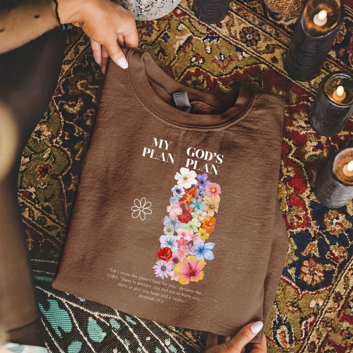 God’s Plan Over Mine Floral – Unisex Tshirt / Hoodie / Sweatshirt