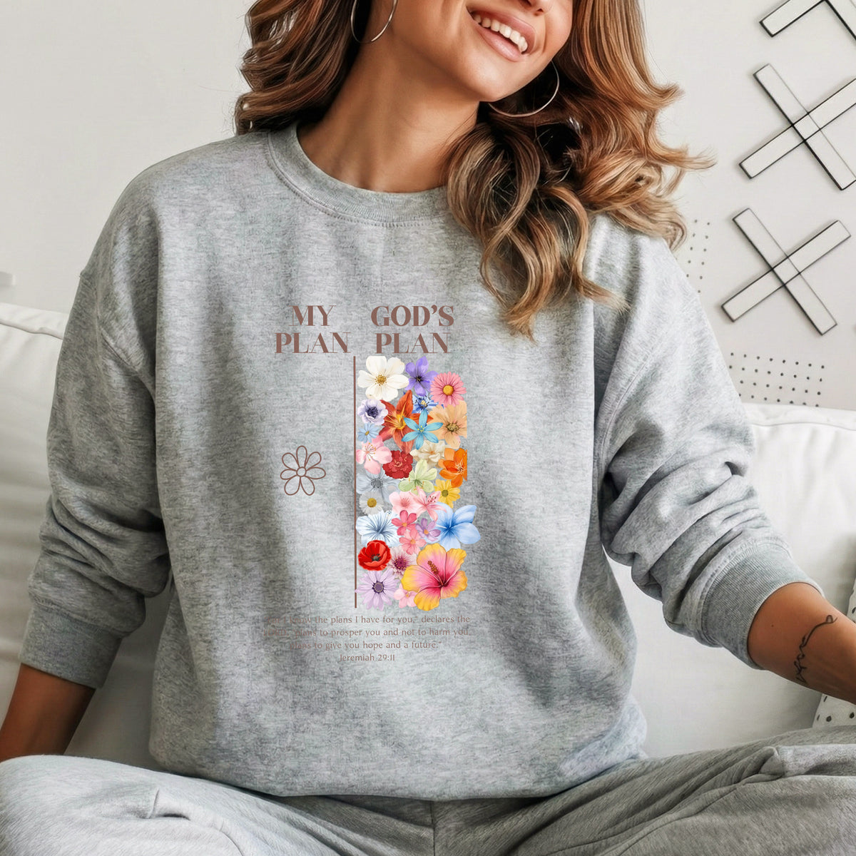 God’s Plan Over Mine Floral – Unisex Tshirt / Hoodie / Sweatshirt