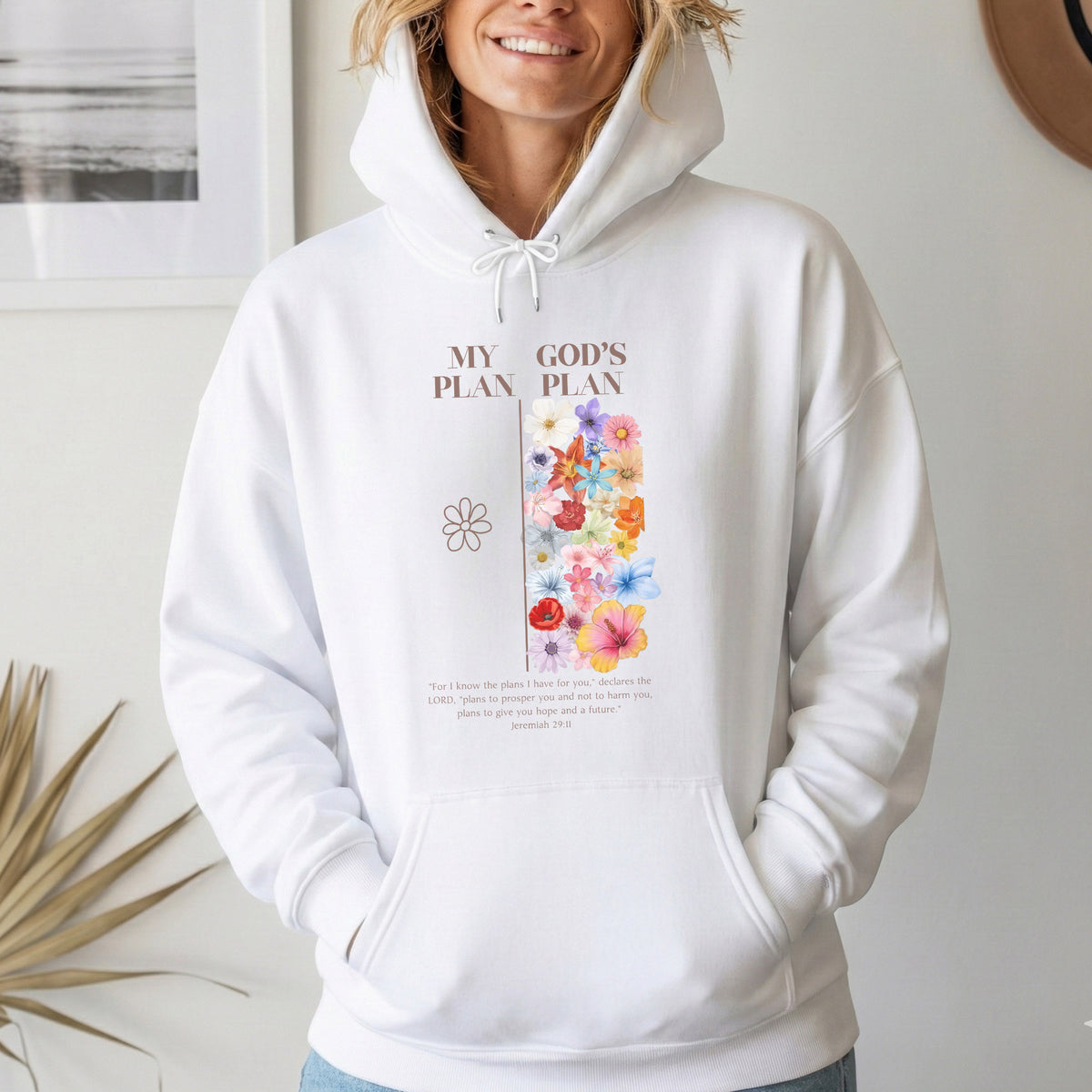 God’s Plan Over Mine Floral – Unisex Tshirt / Hoodie / Sweatshirt
