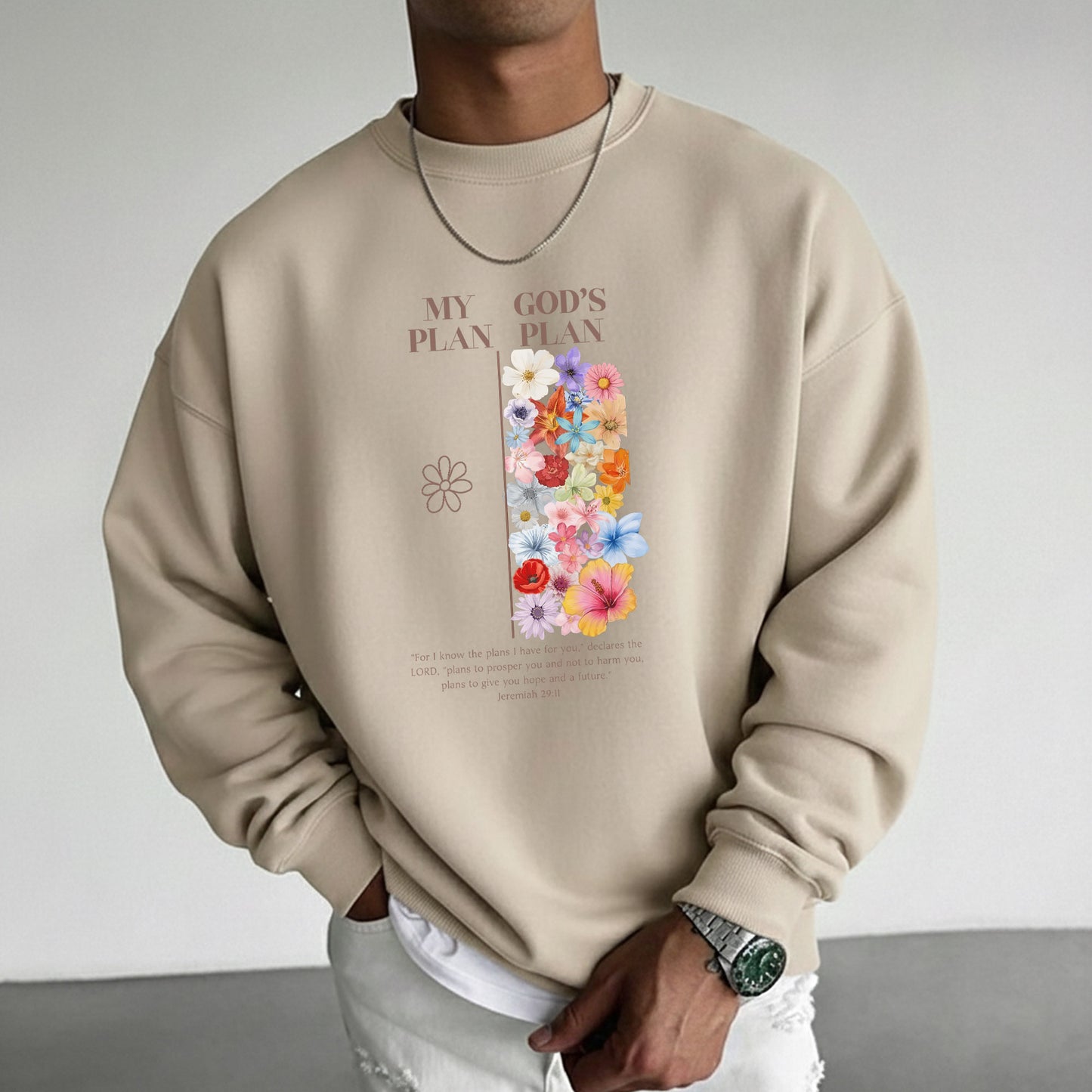 God’s Plan Over Mine Floral – Unisex Tshirt / Hoodie / Sweatshirt
