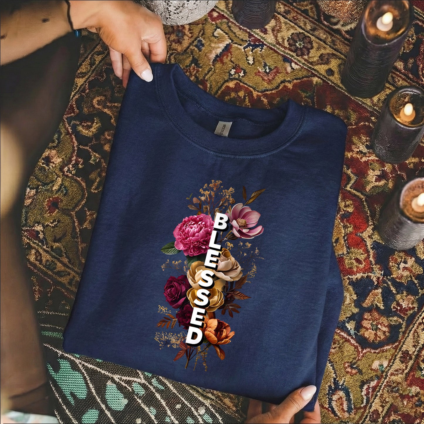 Blessed Floral Faith – Unisex Tshirt / Hoodie / Sweatshirt