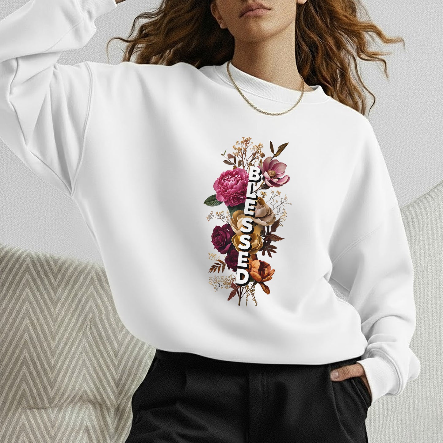 Blessed Floral Faith – Unisex Tshirt / Hoodie / Sweatshirt