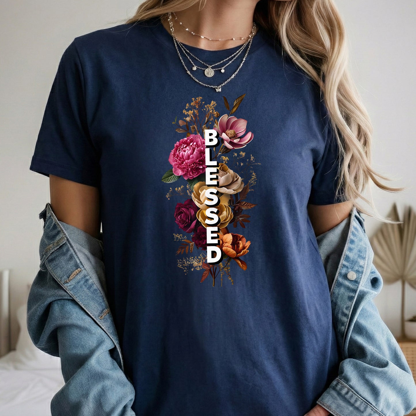 Blessed Floral Faith – Unisex Tshirt / Hoodie / Sweatshirt