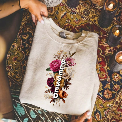 Blessed Floral Faith – Unisex Tshirt / Hoodie / Sweatshirt
