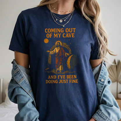 Coming Out of My Cave Christian Easter Humor – He is Risen – Unisex Tshirt / Hoodie / Sweatshirt
