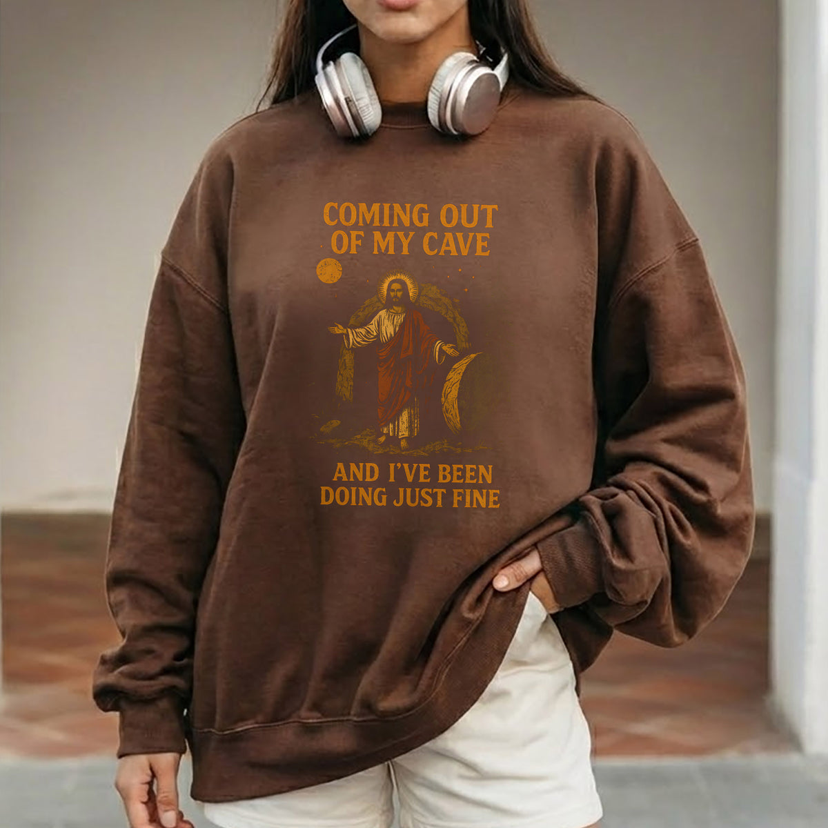 Coming Out of My Cave Christian Easter Humor – He is Risen – Unisex Tshirt / Hoodie / Sweatshirt