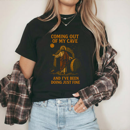 Coming Out of My Cave Christian Easter Humor – He is Risen – Unisex Tshirt / Hoodie / Sweatshirt
