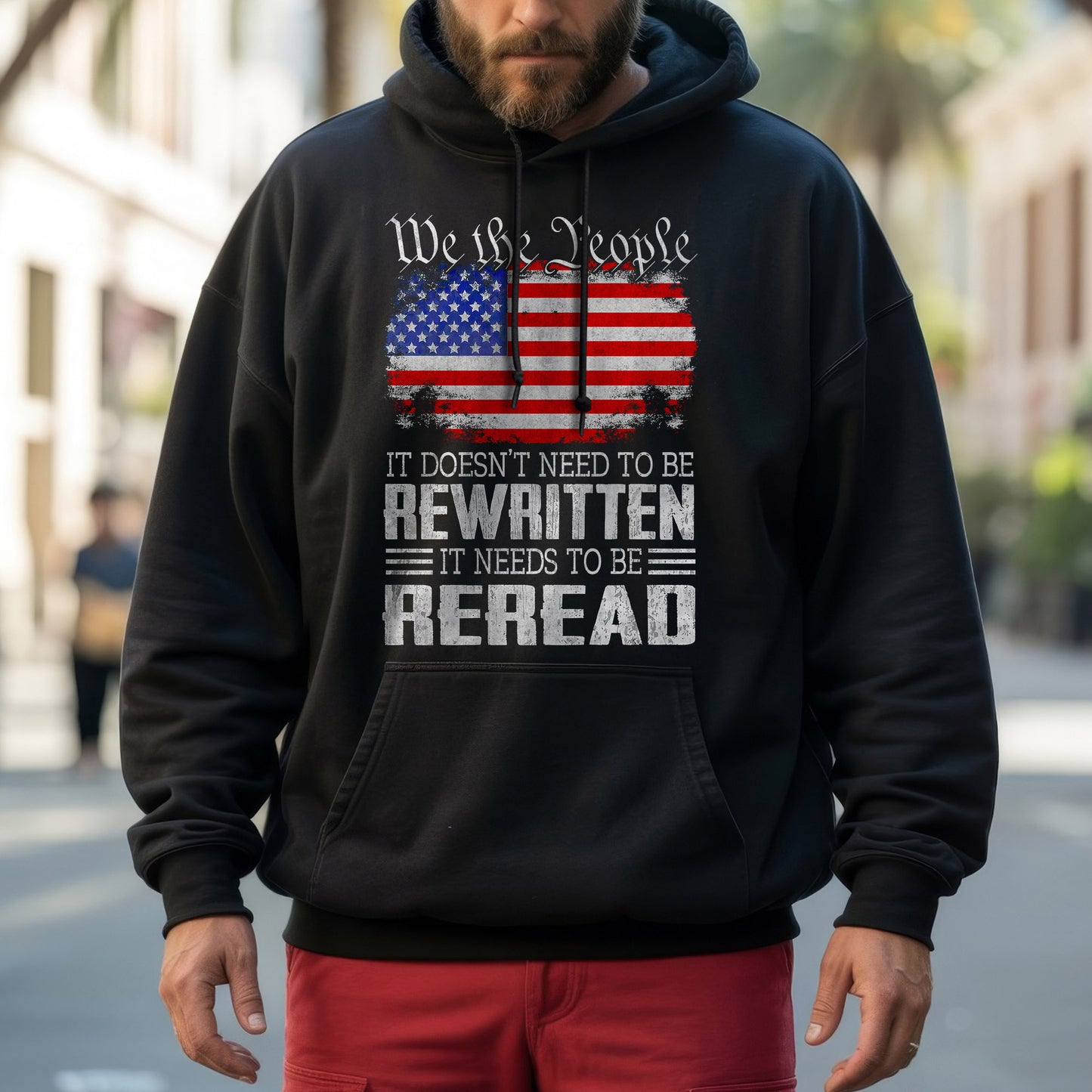 We The People Reread Not Rewritten Patriotic T-Shirt